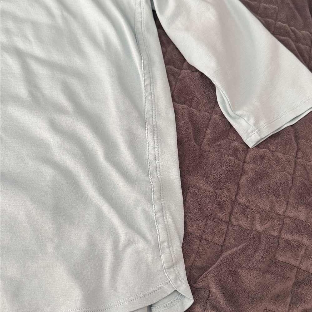 JJill Soft Light turquoise 3/4 Sleeve Top XL - Picture 4 of 6